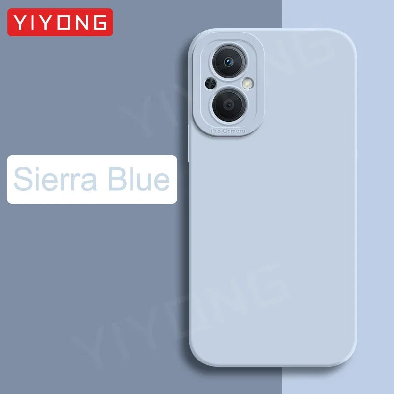 Reno8 Lite Case Silky Soft Liquid Silicone Cover For OPPO Reno 8 7 Pro 7Z Reno7Z Reno7 Lite Shockproof Phone Cases