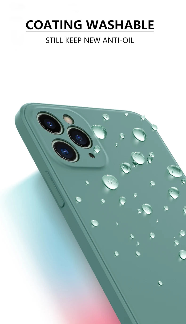 iPhone 13 11 12 Pro Max Mini Case Official Liquid Silicone Case For iPhone X XS MAX XR 6 6 s 7 8 Plus SE 2020 Cover