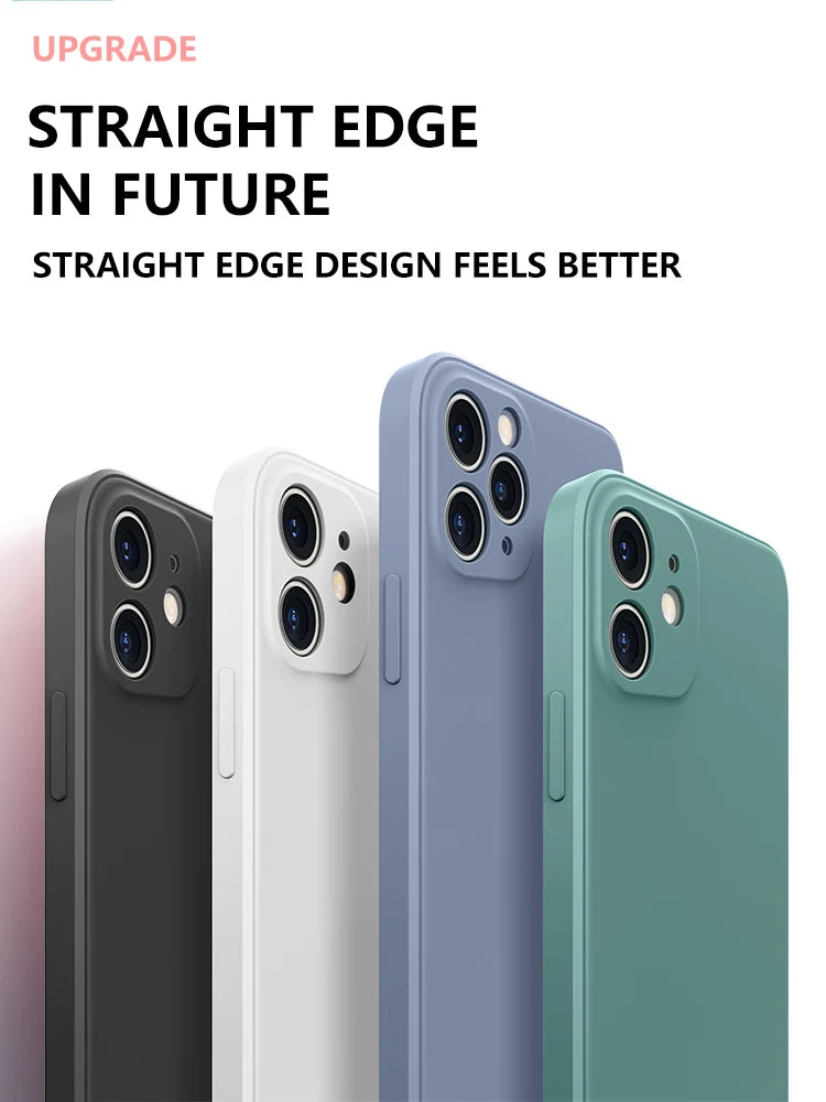 iPhone 13 11 12 Pro Max Mini Case Official Liquid Silicone Case For iPhone X XS MAX XR 6 6 s 7 8 Plus SE 2020 Cover
