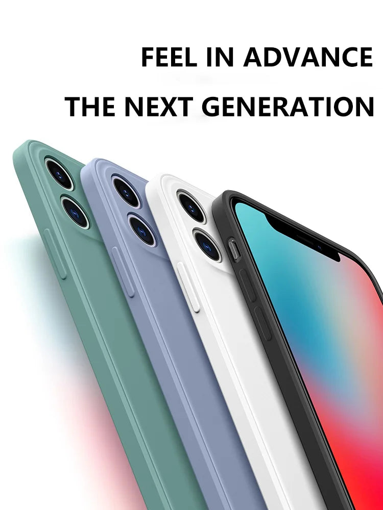 iPhone 13 11 12 Pro Max Mini Case Official Liquid Silicone Case For iPhone X XS MAX XR 6 6 s 7 8 Plus SE 2020 Cover