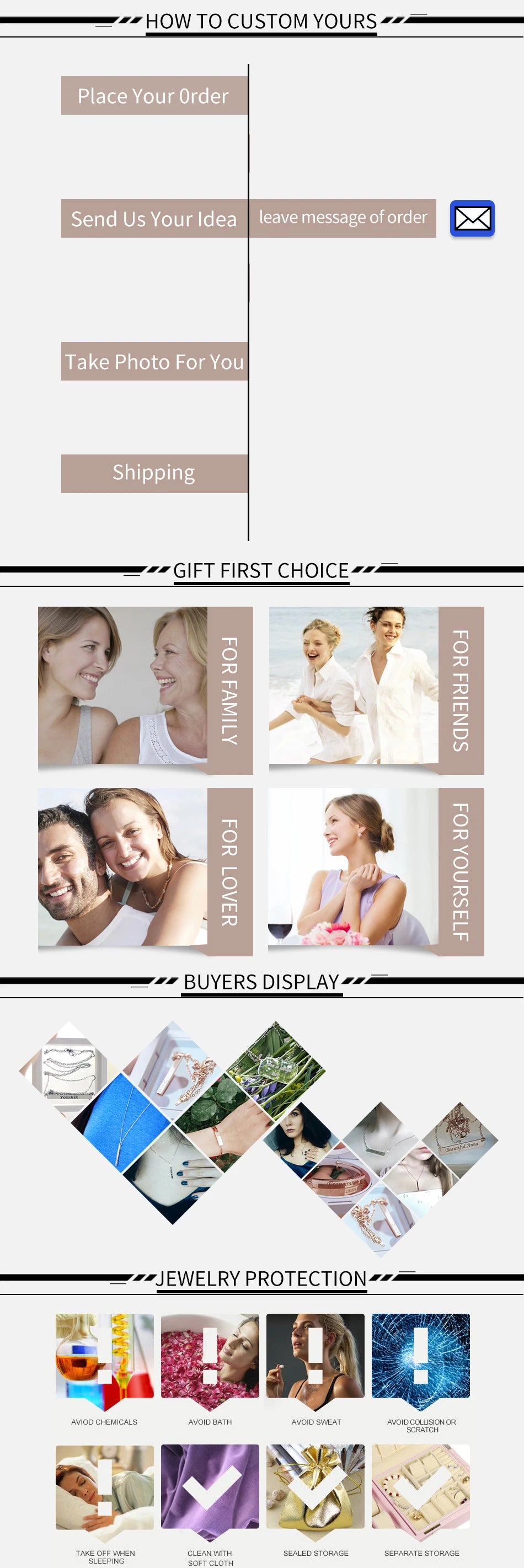 Personalized Rainbow Crystal Name Necklace With Flower Pendant Letters Necklace For Women Custom Stainless Steel Names Jewelry