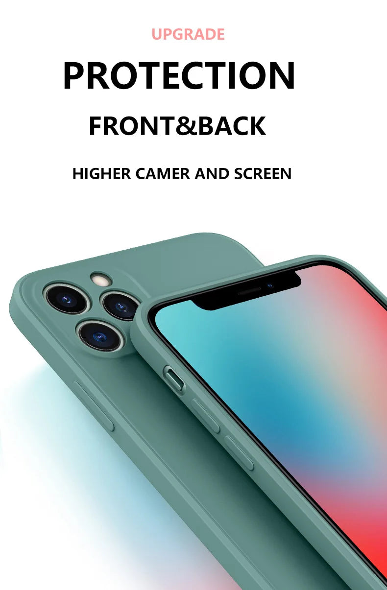 iPhone 13 11 12 Pro Max Mini Case Official Liquid Silicone Case For iPhone X XS MAX XR 6 6 s 7 8 Plus SE 2020 Cover