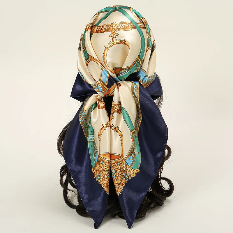 Silky Satin Square Scarves