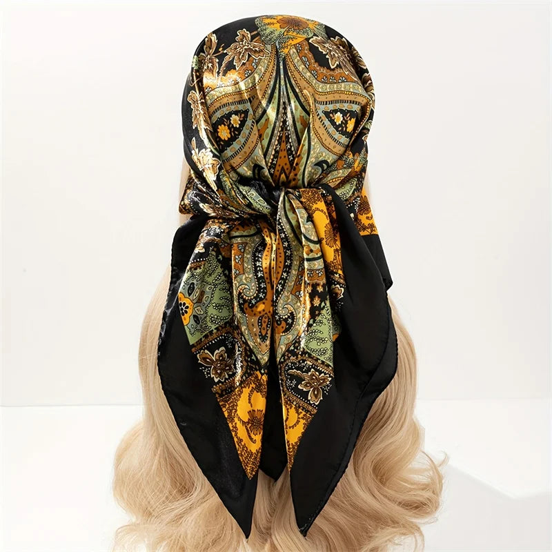 Silky Satin Square Scarves