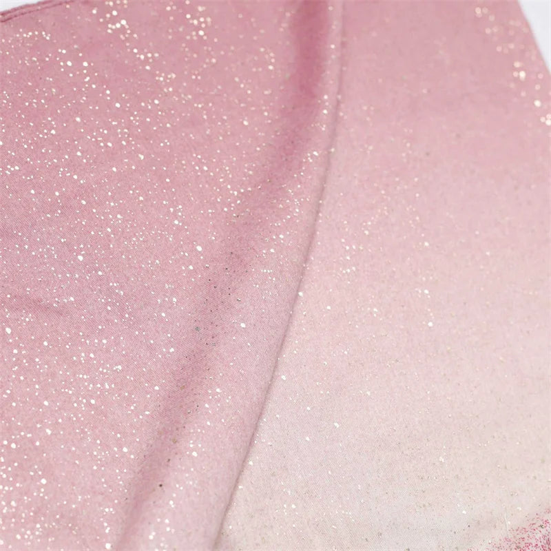 Winter Thick Cotton Viscose Scarves Ombre Gradient Glitter Shimmer Fringe Shawls And Wraps Pashmina Stole Bufandas Muslim Sjaal