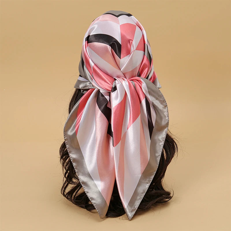Silky Satin Square Scarves