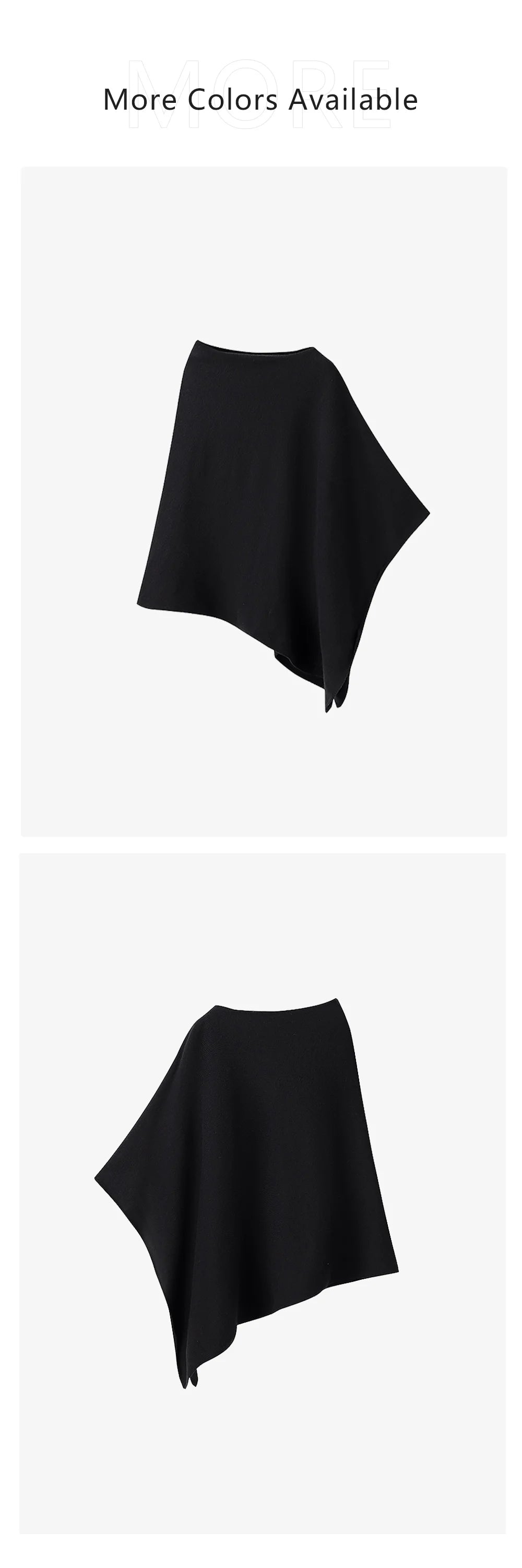 Women's Irregular Hooded Knitted Sweater Solid Color Decoration Spring New Women's Sweater Top