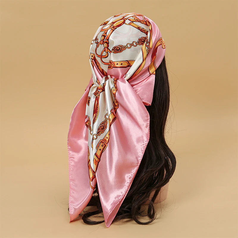 Silky Satin Square Scarves