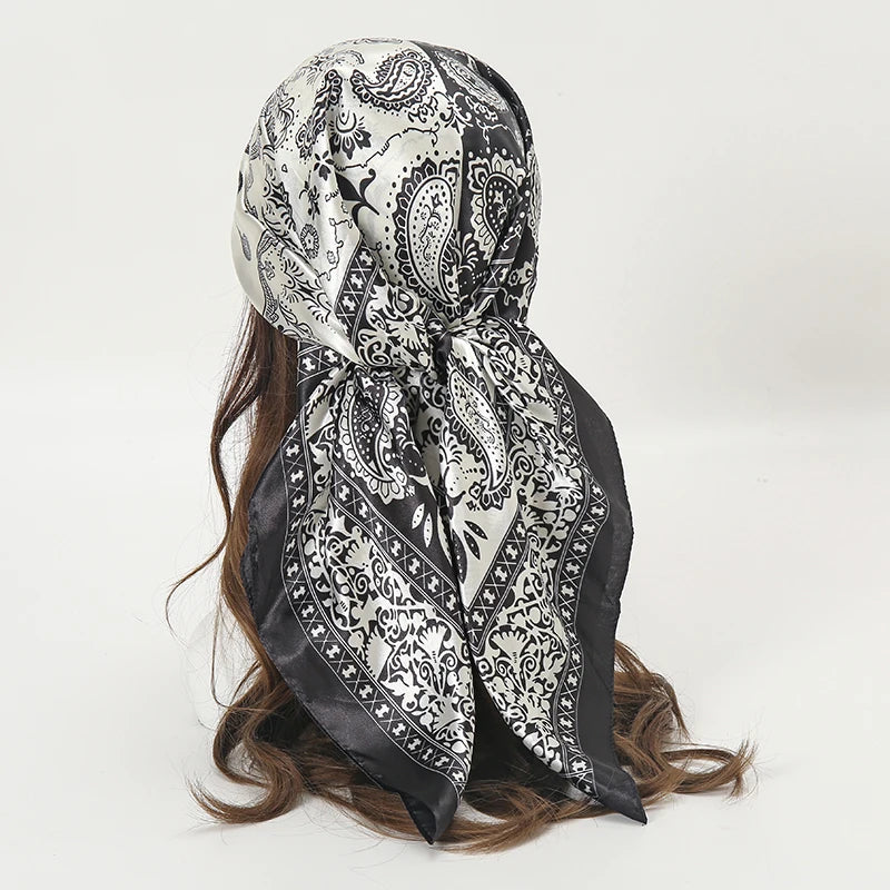 Silky Satin Square Scarves