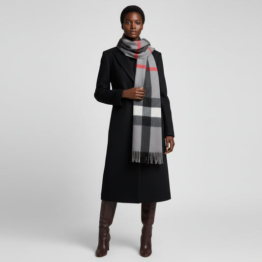 Winter Women's Scarf Luxury Brand British Classic Print Lattice Soft Female Cashmere Scarves Shawl Pashmina Checkered Shawls