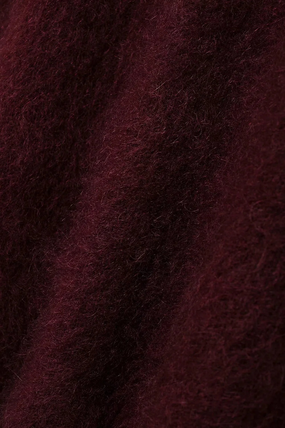 Women's Solid Colour Round Neck Sweater Commuter Style New Burgundy Pullover Long Sleeve Knit Sweater Casual Womenswear