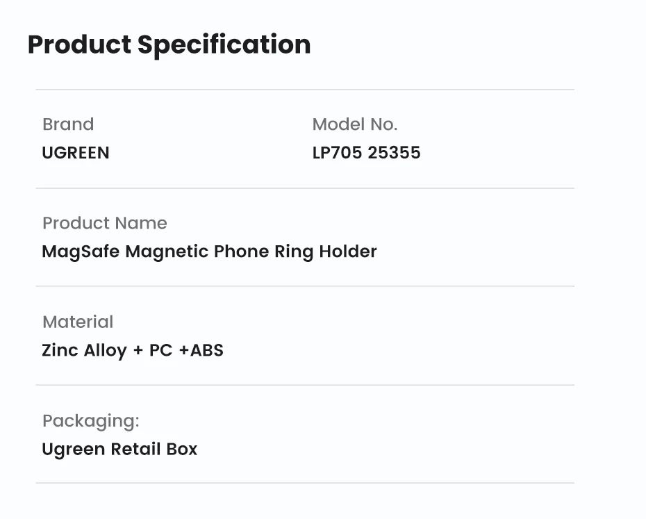 Magnetic Phone Ring Holder For iPhone 15 14 13 Pro Xiaomi Samsung Huawei Aluminum 360° Rotation MobilePhone Stand