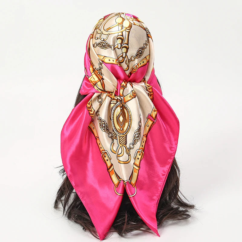 Silky Satin Square Scarves