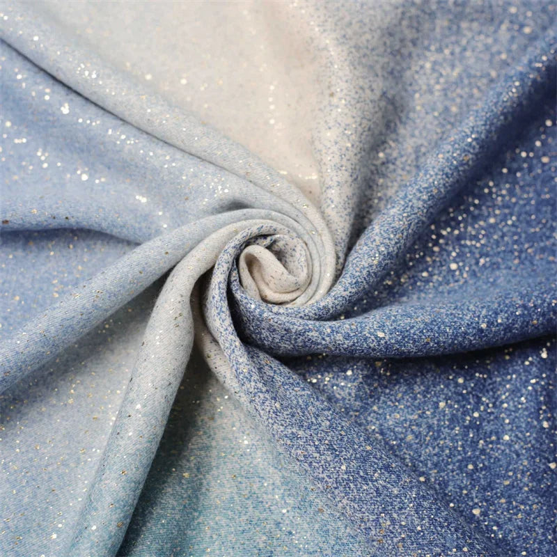 Winter Thick Cotton Viscose Scarves Ombre Gradient Glitter Shimmer Fringe Shawls And Wraps Pashmina Stole Bufandas Muslim Sjaal
