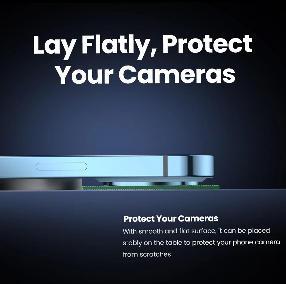 Magnetic Phone Ring Holder For iPhone 15 14 13 Pro Xiaomi Samsung Huawei Aluminum 360° Rotation MobilePhone Stand