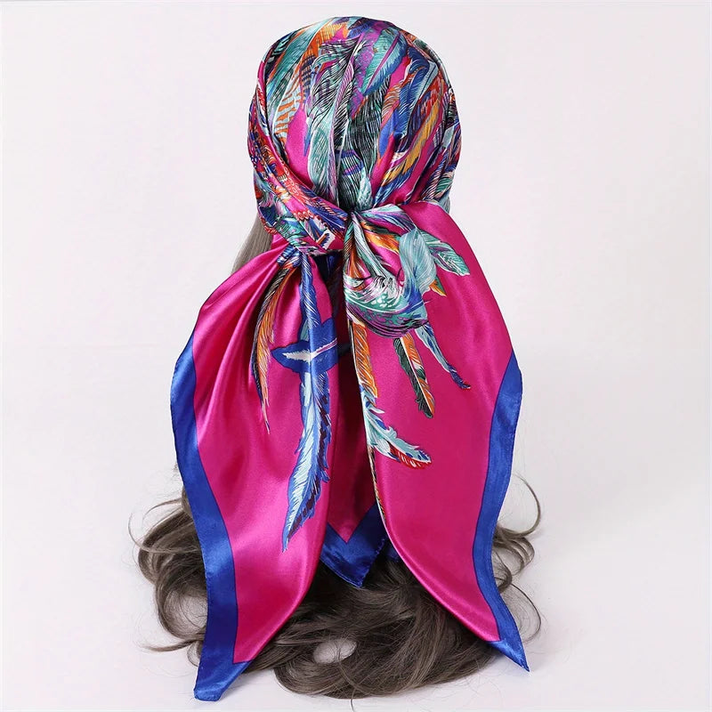 Silky Satin Square Scarves
