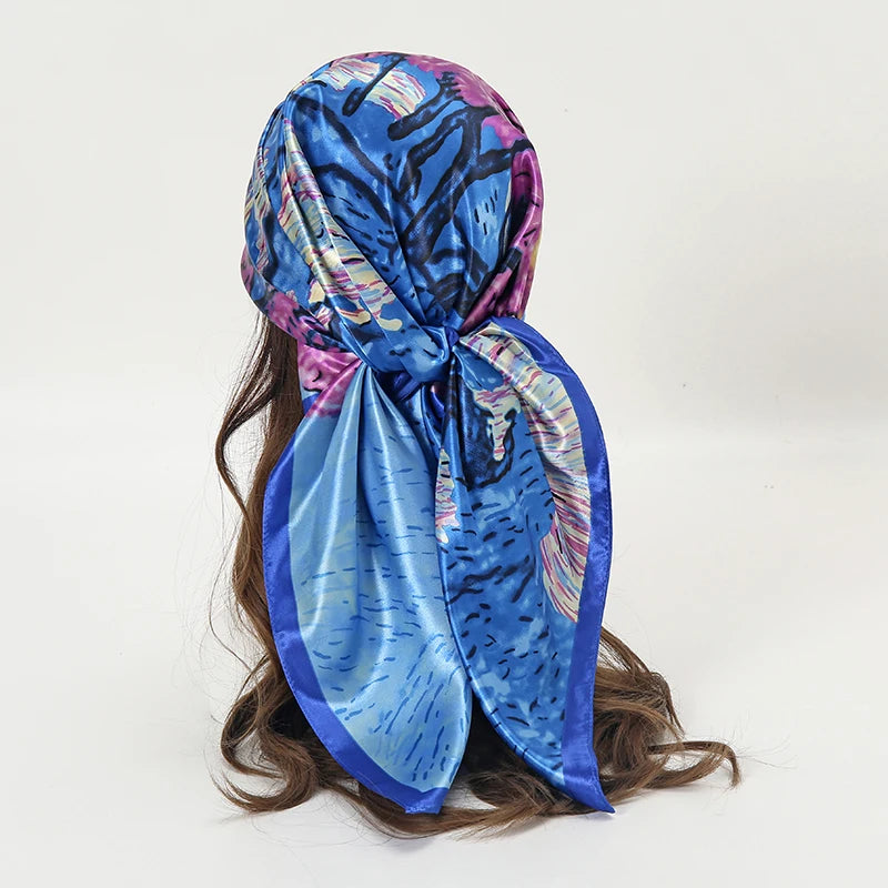 Silky Satin Square Scarves