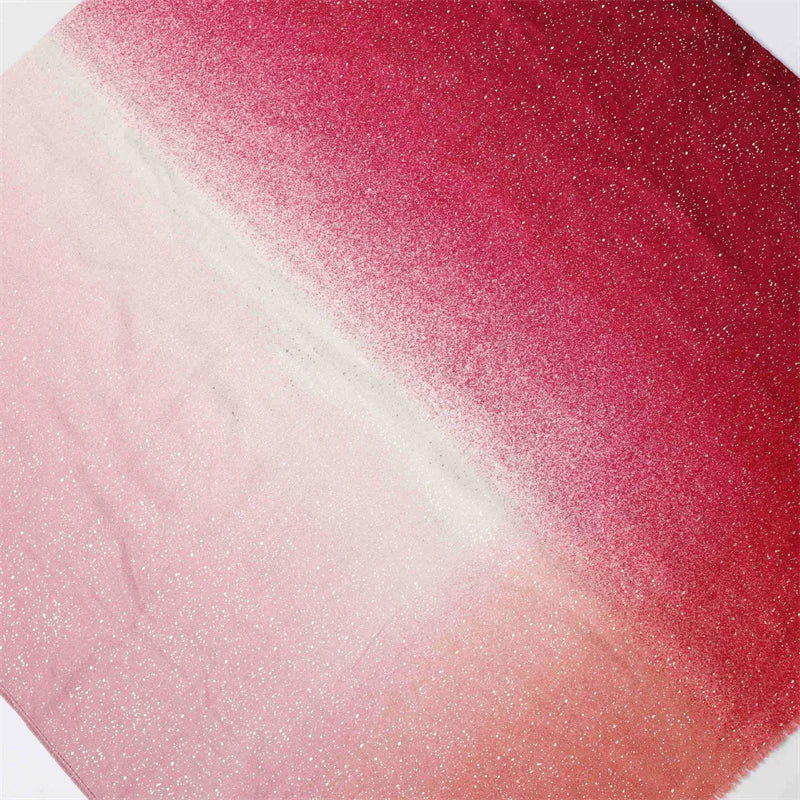 Winter Thick Cotton Viscose Scarves Ombre Gradient Glitter Shimmer Fringe Shawls And Wraps Pashmina Stole Bufandas Muslim Sjaal