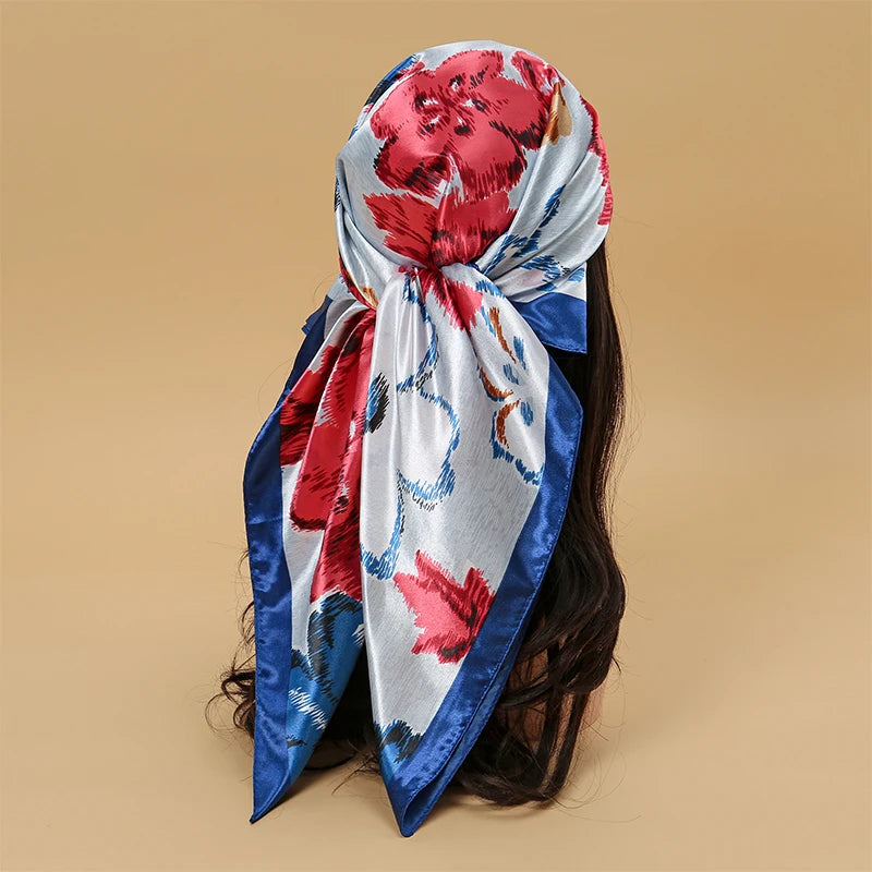 Silky Satin Square Scarves