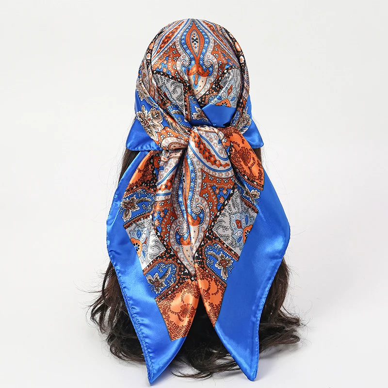 Silky Satin Square Scarves