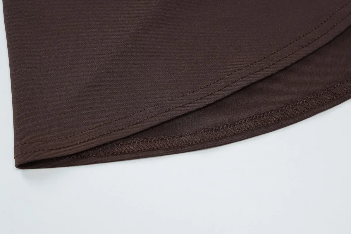 Hermosa: Asymmetrical Ruched Formal Mini Dress