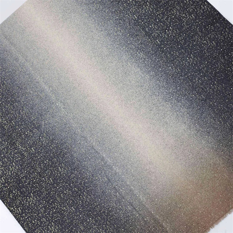 Winter Thick Cotton Viscose Scarves Ombre Gradient Glitter Shimmer Fringe Shawls And Wraps Pashmina Stole Bufandas Muslim Sjaal