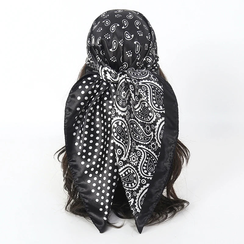 Silky Satin Square Scarves