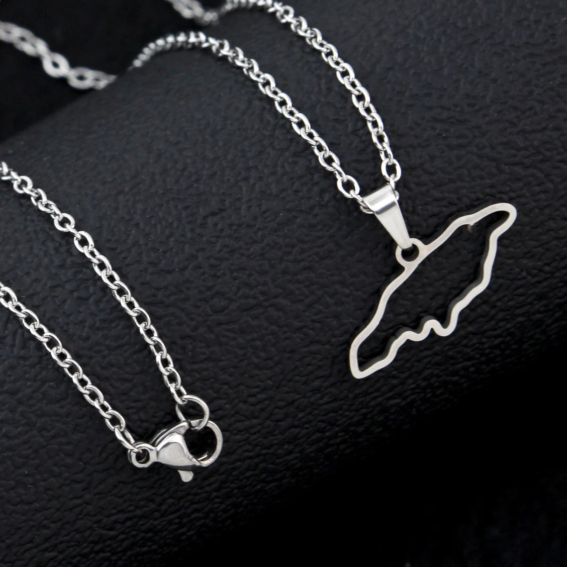 Jamaica Map Pendants Necklaces for Women Men Jamaicans Party Engagement Anniversary Stainless Steel Jewelry Accessories Gifts