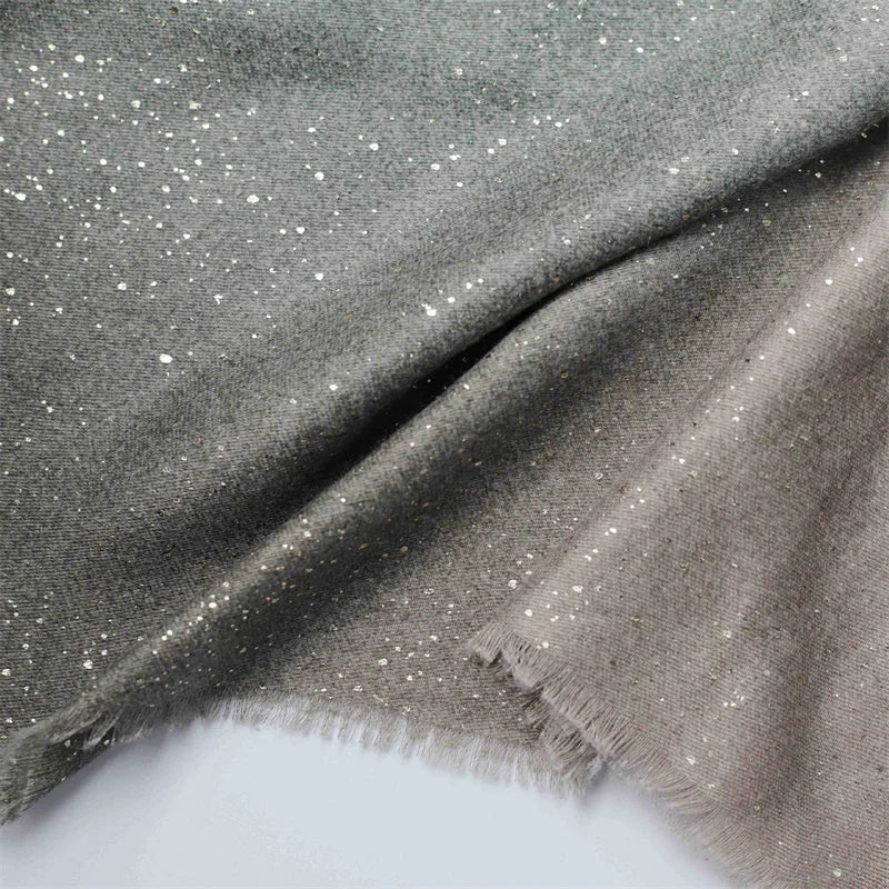 Winter Thick Cotton Viscose Scarves Ombre Gradient Glitter Shimmer Fringe Shawls And Wraps Pashmina Stole Bufandas Muslim Sjaal