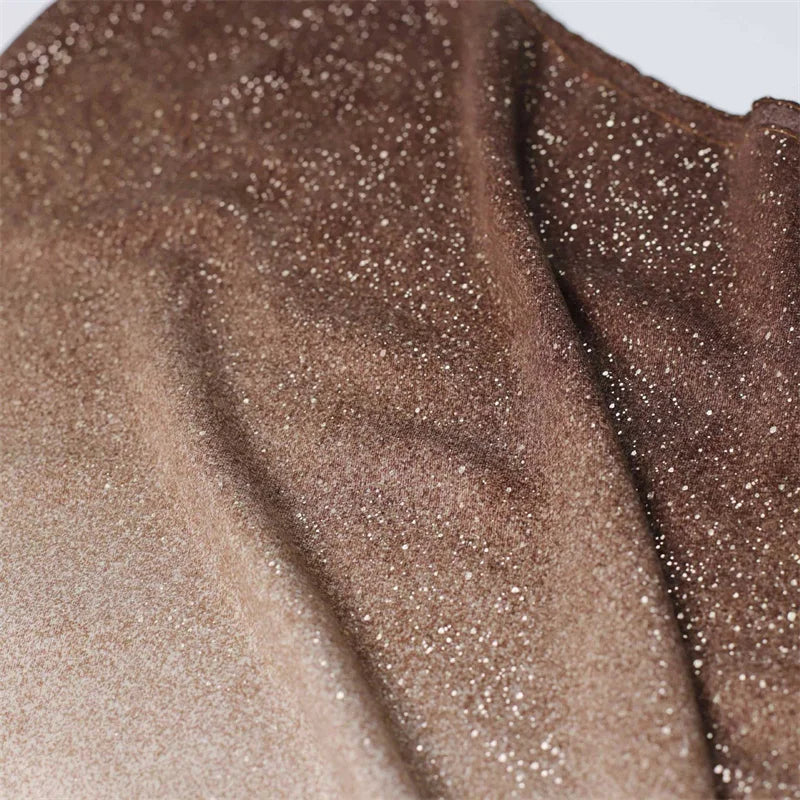 Winter Thick Cotton Viscose Scarves Ombre Gradient Glitter Shimmer Fringe Shawls And Wraps Pashmina Stole Bufandas Muslim Sjaal