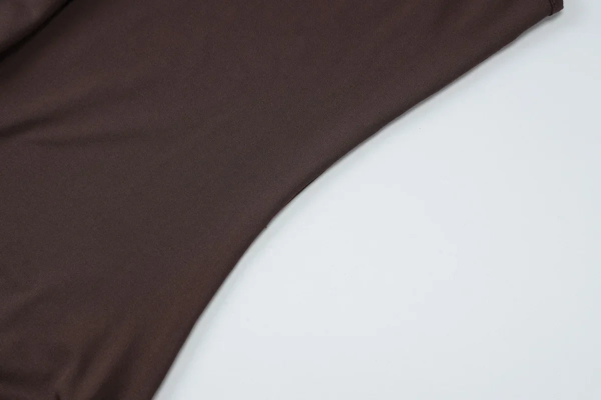 Hermosa: Asymmetrical Ruched Formal Mini Dress