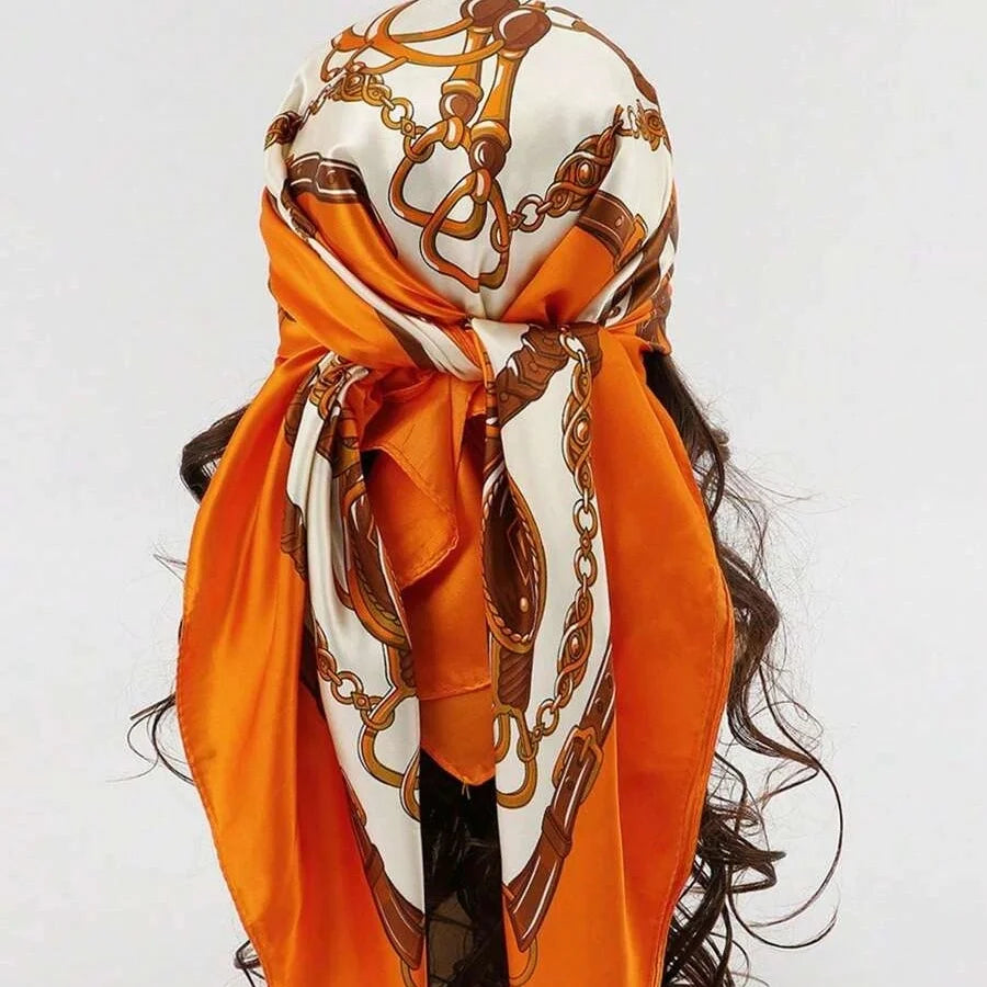 Silky Satin Square Scarves